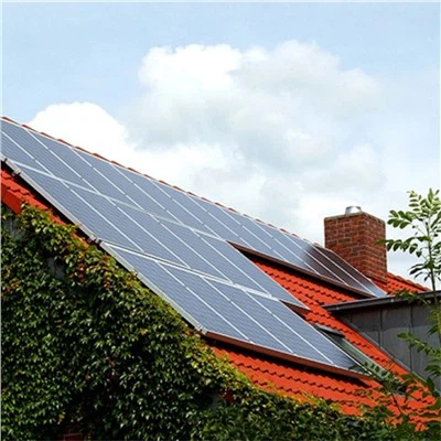 منزل كامل الألواح الشمسية المنزلية